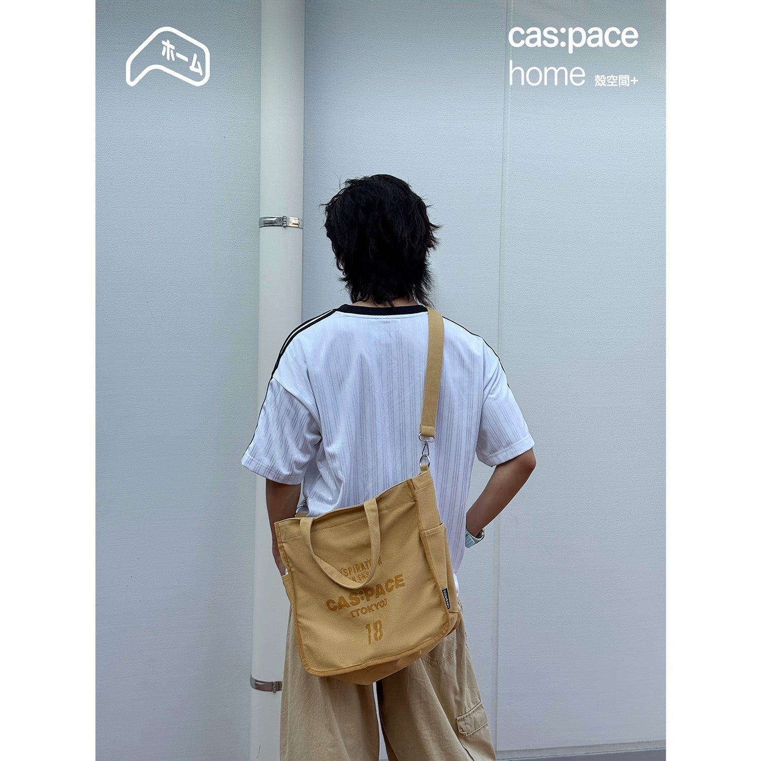cas:pace home 25A/W 2WAYキャンバストートバッグ - cas:pace 殼空間